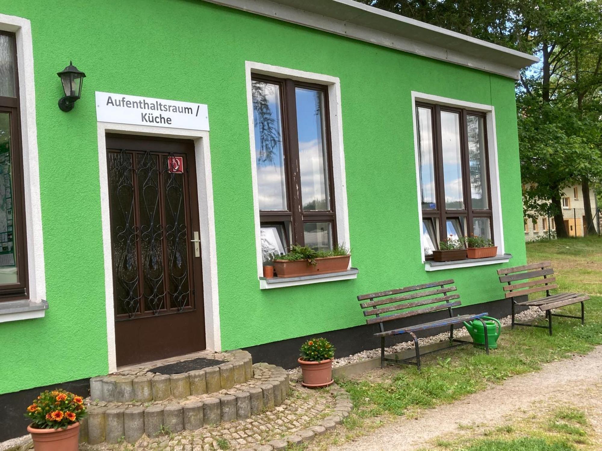 Campingfass Mit Panoramaterrasse Langenbernsdorf ภายนอก รูปภาพ