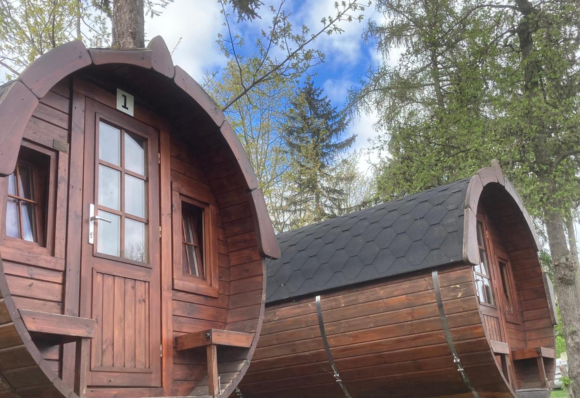 Campingfass Mit Panoramaterrasse Langenbernsdorf ภายนอก รูปภาพ