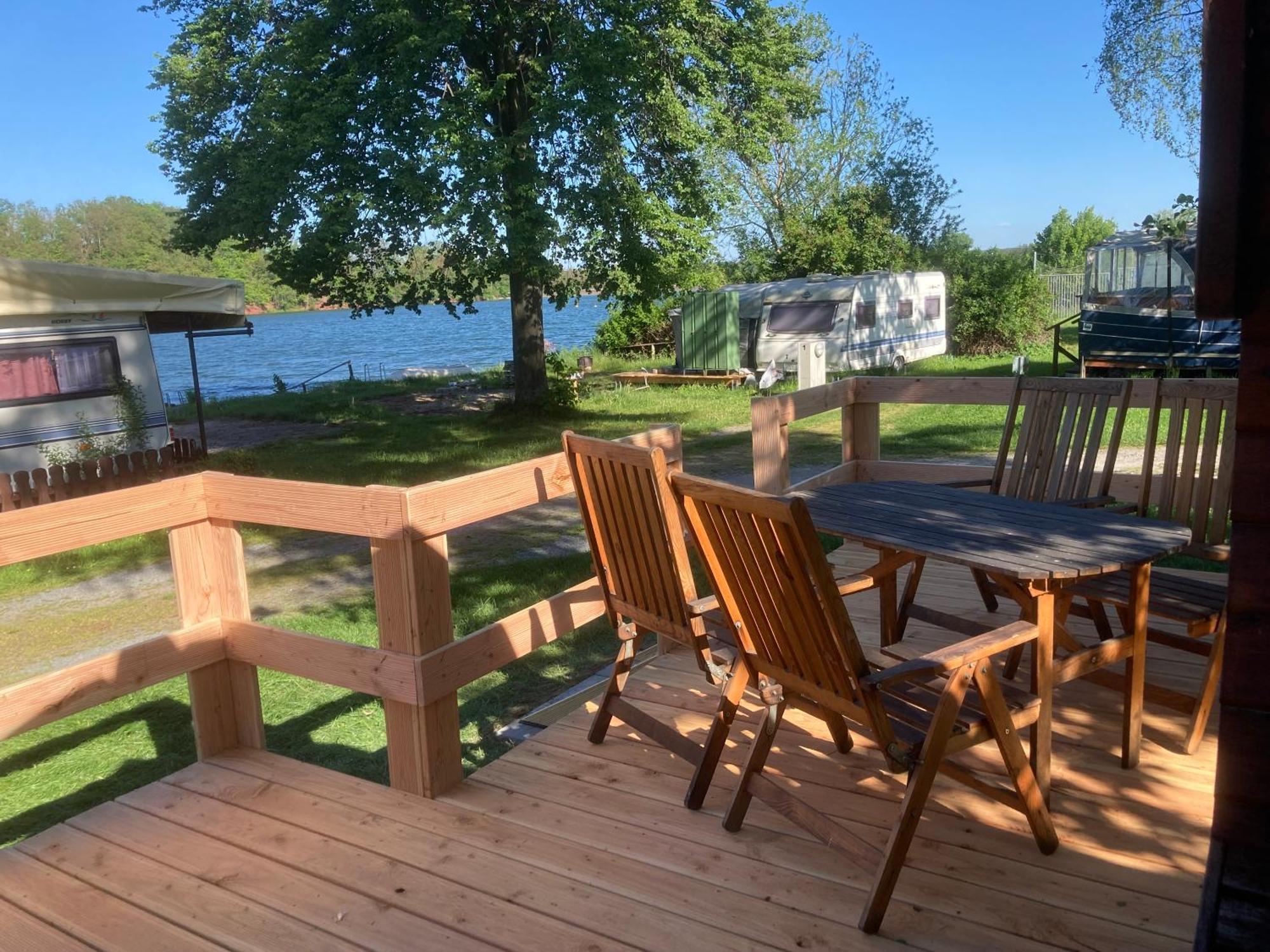 Campingfass Mit Panoramaterrasse Langenbernsdorf ภายนอก รูปภาพ