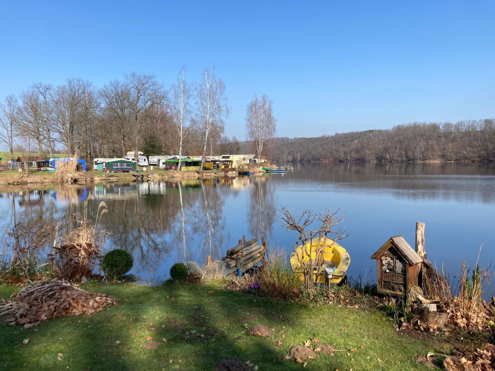 Campingfass Mit Panoramaterrasse Langenbernsdorf ภายนอก รูปภาพ